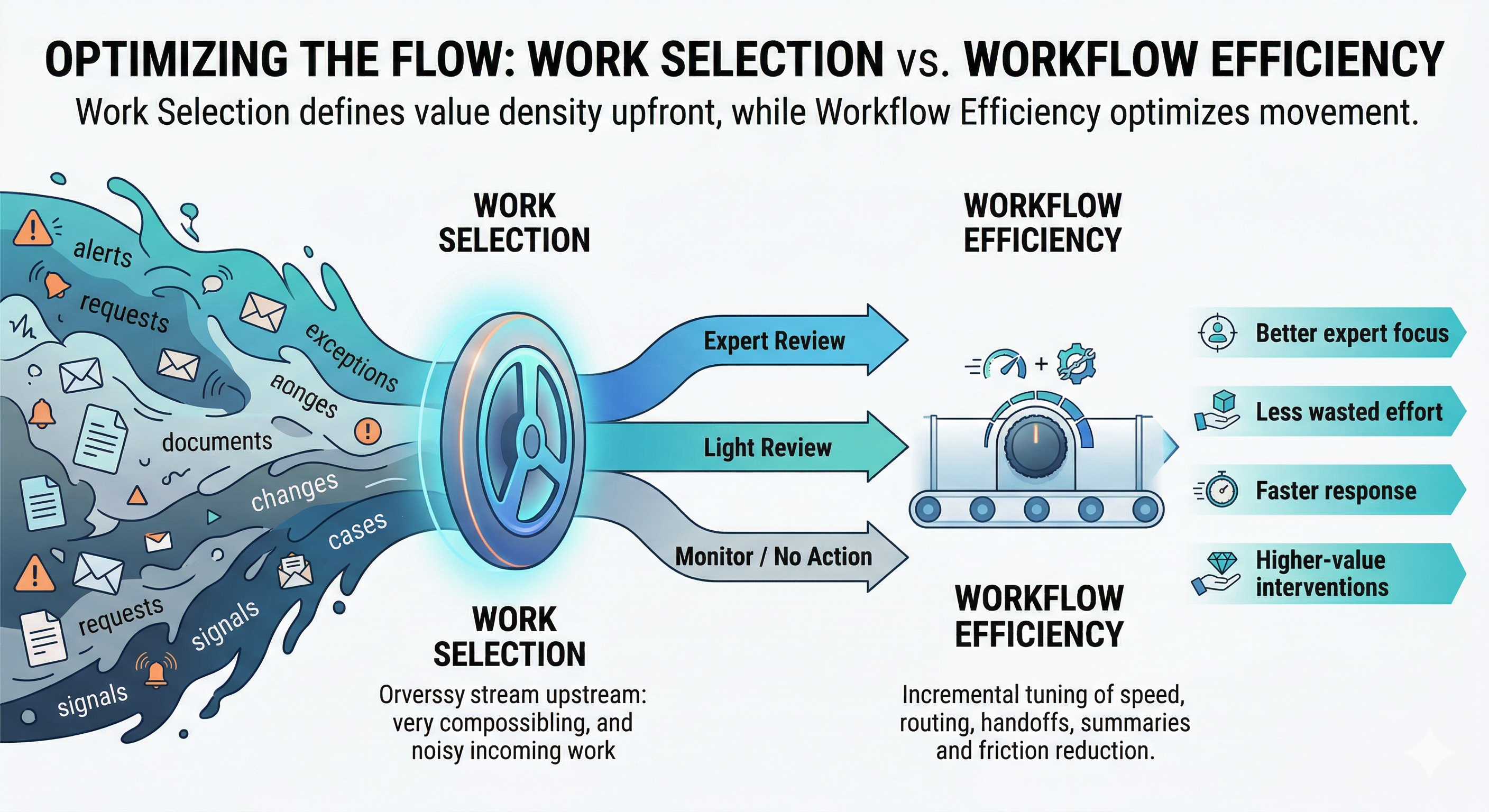 Work Selection vs Flow